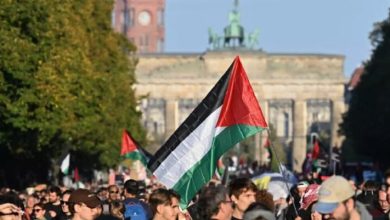 تظاهرات در حمایت از فلسطین