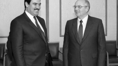 میخاییل گرباچوف و داکتر نجیب