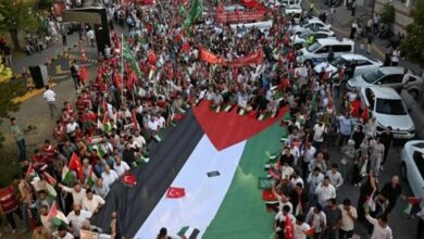 تظاهرات در حمایت فلسطین